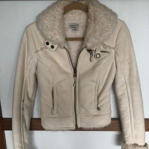 Beautiful suede bomber jacket